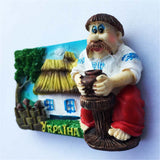 Ukraine Fridge Magnet 3D Resin