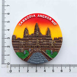 Cambodia Angkor Wat Fridge Magnet 3D Resin