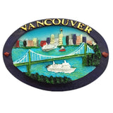 Vancouver Canada Fridge Magnet 3D Resin