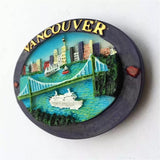 Vancouver Canada Fridge Magnet 3D Resin