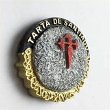 Santiago Chile Fridge Magnet 3D Resin