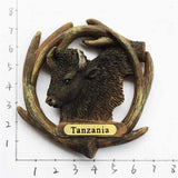 Yak Tanzania Fridge Magnet 3D Resin