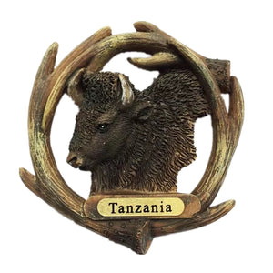 Yak Tanzania Fridge Magnet 3D Resin