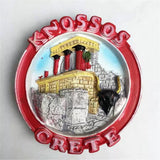 Knossos Crete Greece Fridge Magnet 3D Resin