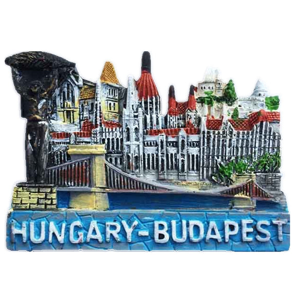 Budapest Hungary Fridge Magnet 3D Resin