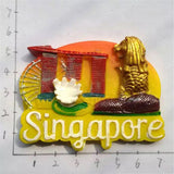 Singapore Fridge Magnet 3D Resin