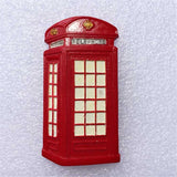 Red Telephone Box London England UK Fridge Magnet 3D Resin