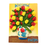 Tulips Holland Netherlands Fridge Magnet 3D Resin