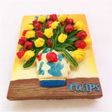 Tulips Holland Netherlands Fridge Magnet 3D Resin