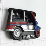 Tuk-Tuk Thailand Fridge Magnet 3D Resin