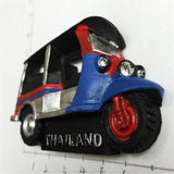 Tuk-Tuk Thailand Fridge Magnet 3D Resin