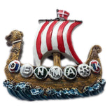 Pirate Ship Denmark Fridge Magnet 3D Resin