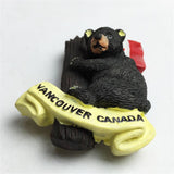 Vancouver Bear Canada Fridge Magnet 3D Resin