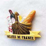 Paris France Fridge Magnet 3D Resin