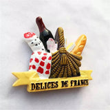 Paris France Fridge Magnet 3D Resin