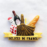 Paris France Fridge Magnet 3D Resin