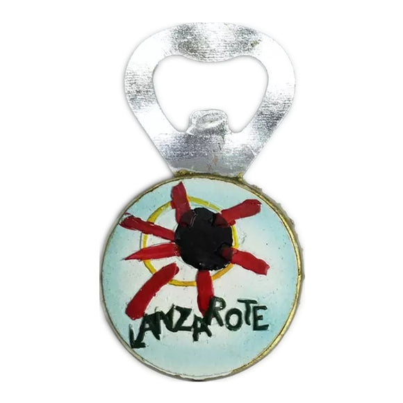 Lanzarote Spain Fridge Magnet Bottle Opener 3D Resin