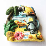 Cancun Mexico Fridge Magnet 3D Resin