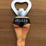 Belize Fridge Magnet Bottle Opener 3D Resin