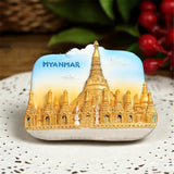 Yangon Myanmar Fridge Magnet 3D Resin