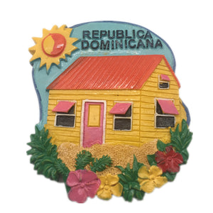 Dominican Fridge Magnet 3D Resin