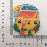 Dominican Fridge Magnet 3D Resin