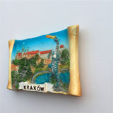 Krakow Poland Fridge Magnet 3D Resin