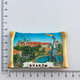 Krakow Poland Fridge Magnet 3D Resin