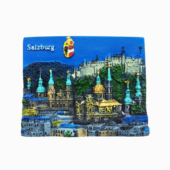 Salzburg Austria Fridge Magnet 3D Resin