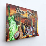 New York USA America Fridge Magnet 3D Resin