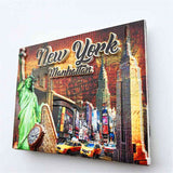 New York USA America Fridge Magnet 3D Resin