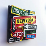 New York USA America Fridge Magnet 3D Resin