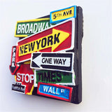 New York USA America Fridge Magnet 3D Resin