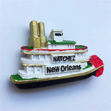 Natchez New Orleans USA America Fridge Magnet 3D Resin