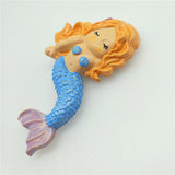 Mermaid Denmark Fridge Magnet 3D Resin