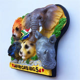 Animals South Africa Fridge Magnet 3D Resin