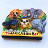 Animals South Africa Fridge Magnet 3D Resin