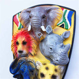 Animals South Africa Fridge Magnet 3D Resin