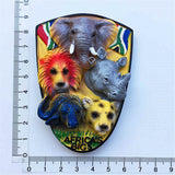 Animals South Africa Fridge Magnet 3D Resin