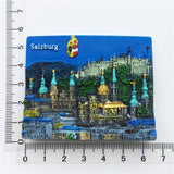 Salzburg Austria Fridge Magnet 3D Resin