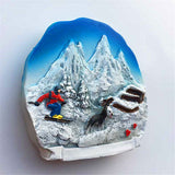 Jungfrau Switzerland Fridge Magnet 3D Resin