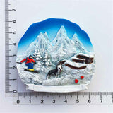 Jungfrau Switzerland Fridge Magnet 3D Resin