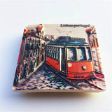 Tram Lisbon Portugal Fridge Magnet 3D Resin