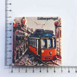 Tram Lisbon Portugal Fridge Magnet 3D Resin