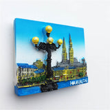 Hamburg Germany Fridge Magnet 3D Resin