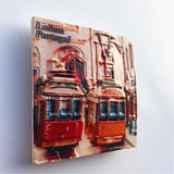 Tram Lisbon Portugal Fridge Magnet 3D Resin