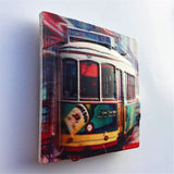 Tram Lisbon Portugal Fridge Magnet 3D Resin