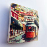 Tram Lisbon Portugal Fridge Magnet 3D Resin