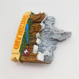 Jungfrau Switzerland Fridge Magnet 3D Resin