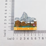 Jungfrau Switzerland Fridge Magnet 3D Resin